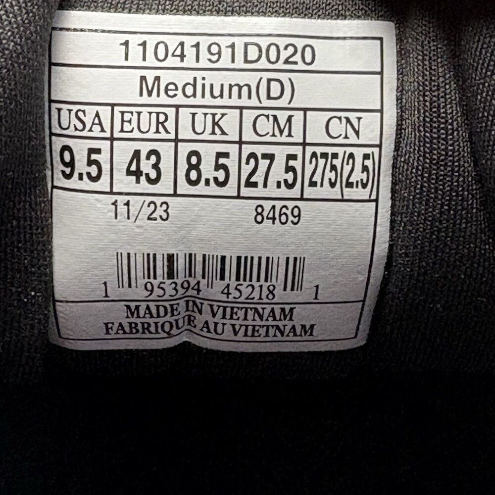 Brooks Glycerin 21 Men's 9.5 Running Shoes Athletic Sneakers DNA Triple Black - Picture 13 of 13